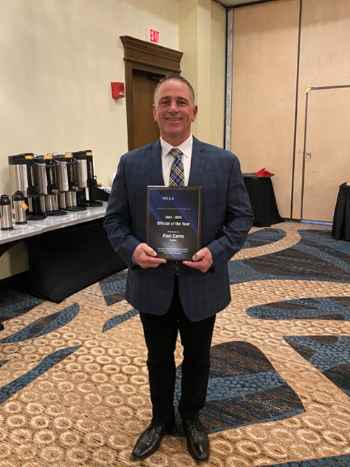 Paul Sarno Wins MIAA Football Official of the Year